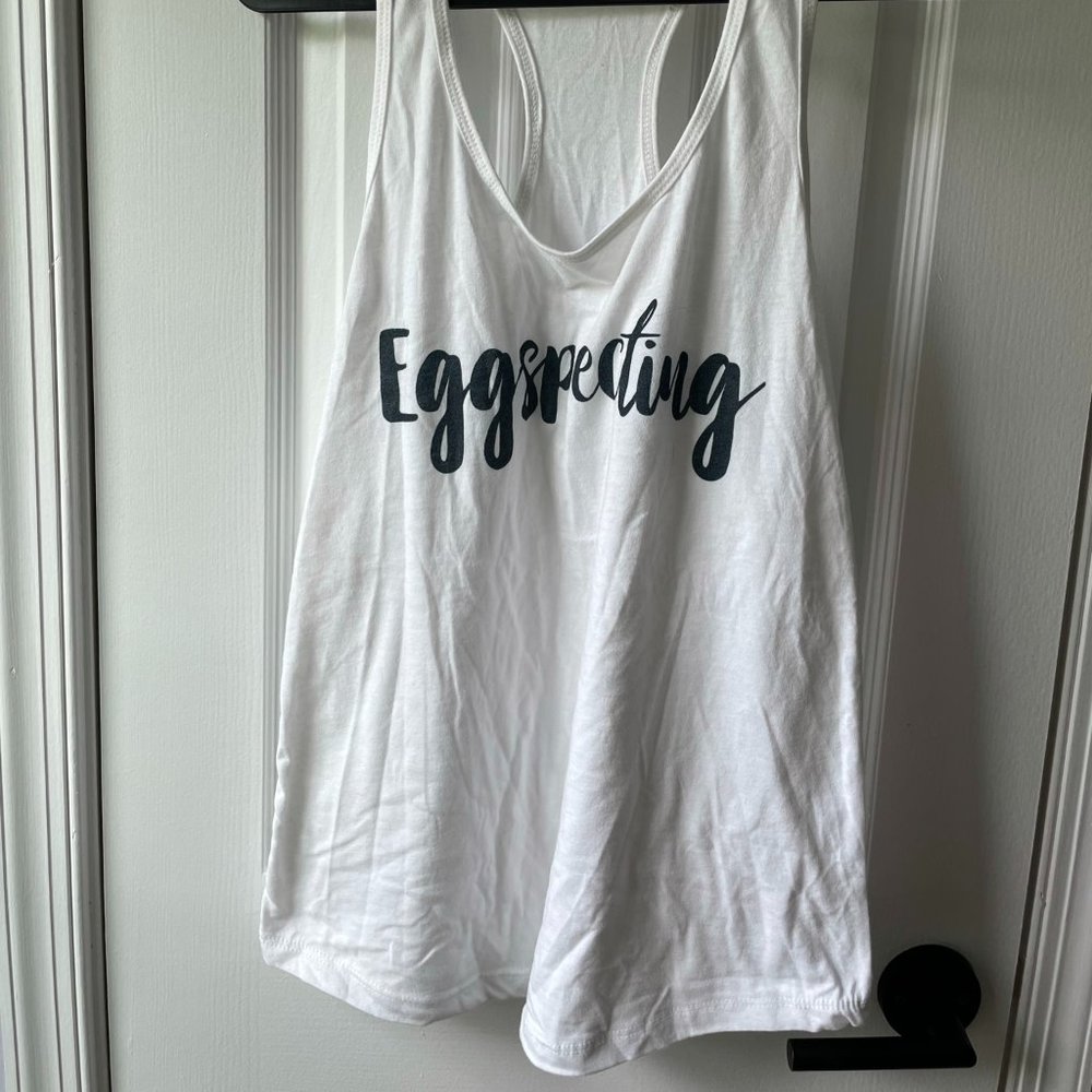 Eggspecting Maternity Shirt  - XL